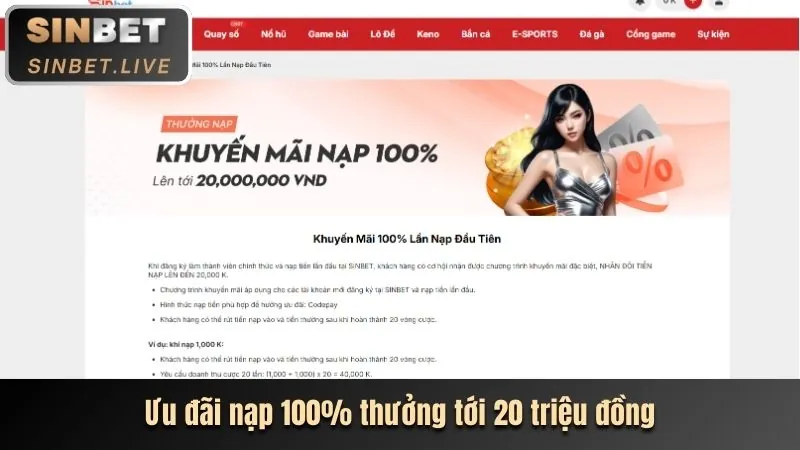 Hoàn trả tiền cược hấp dẫn Lucky 8